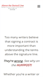 Mobile Screenshot of abovethedottedline.com